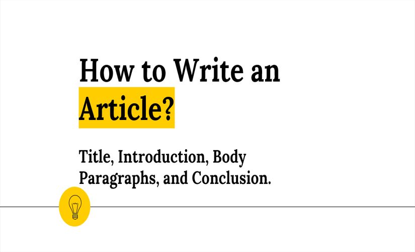 How to Write an Article Title in an Essay